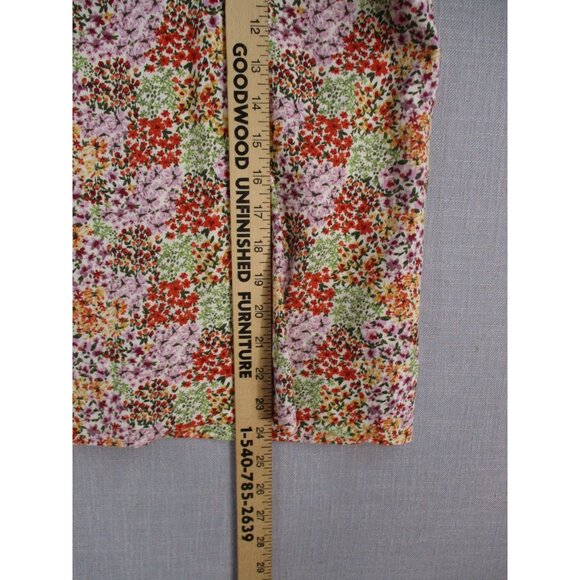 Lauren Conrad XXL Floral Multicolor Sleeveless Top - Picture 5 of 7